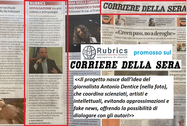 rubrics rubrics.it antonio dentice corriere della sera stampa italia